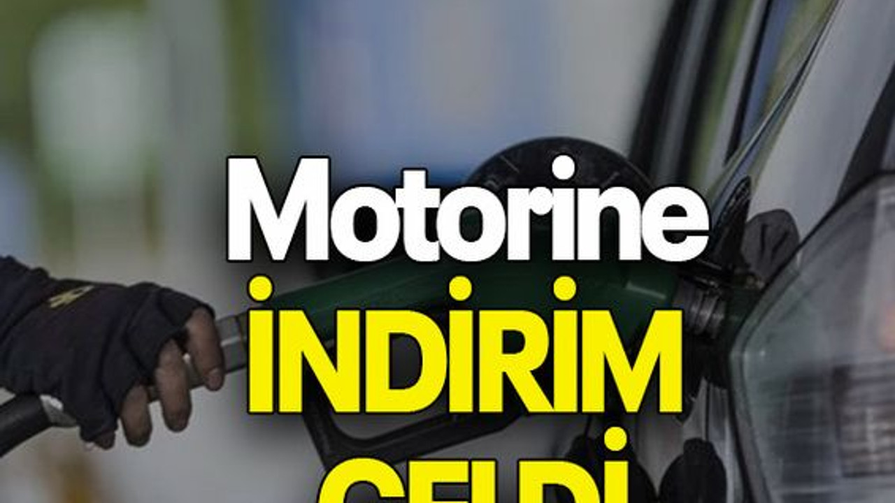 Motorine İNDİRİM GELDİ